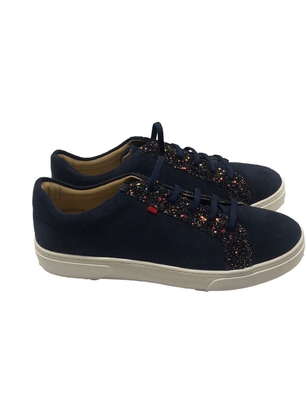 Marc Joseph New York Women’s Navy Suede Sneakers Sz 6.5M